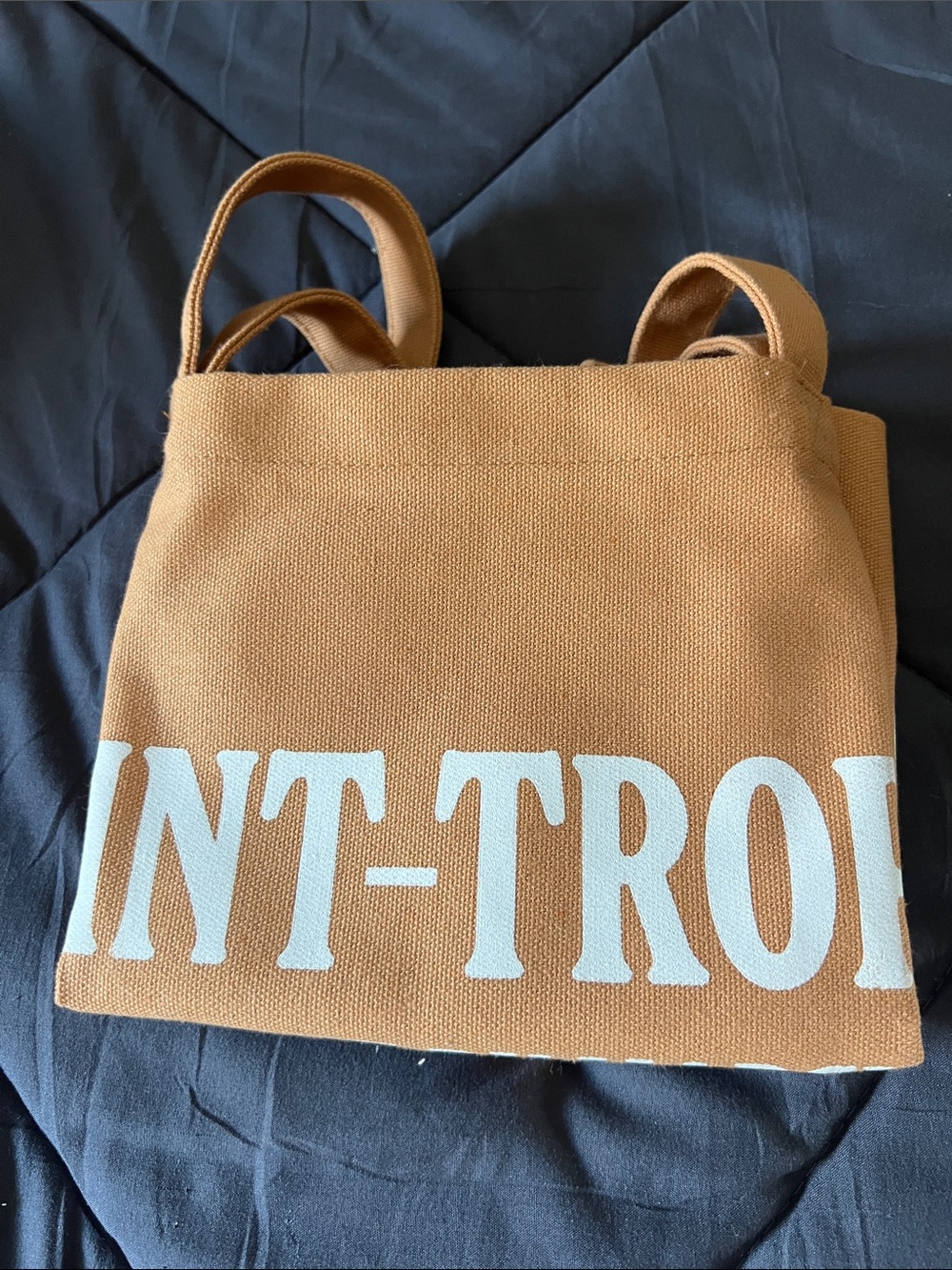 NWOT Sezane Tan Saint-Tropez Canvas Tote - Picture 9 of 9